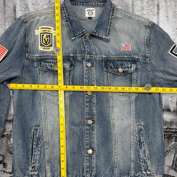 KBABY Vegas Born Denim Jacket – XL – VGK Inspired Patchwork - Custom Jacket - Picture 5 of 8